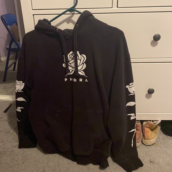 Black Phora Hoodie - Picture 2 of 2